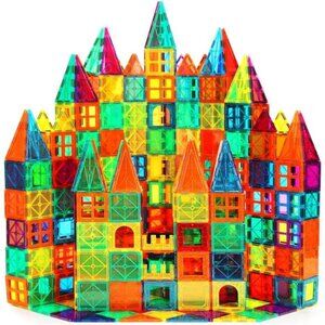 Magnetic Tiles, 110PCS Magnet Building Set, Magnetic Building